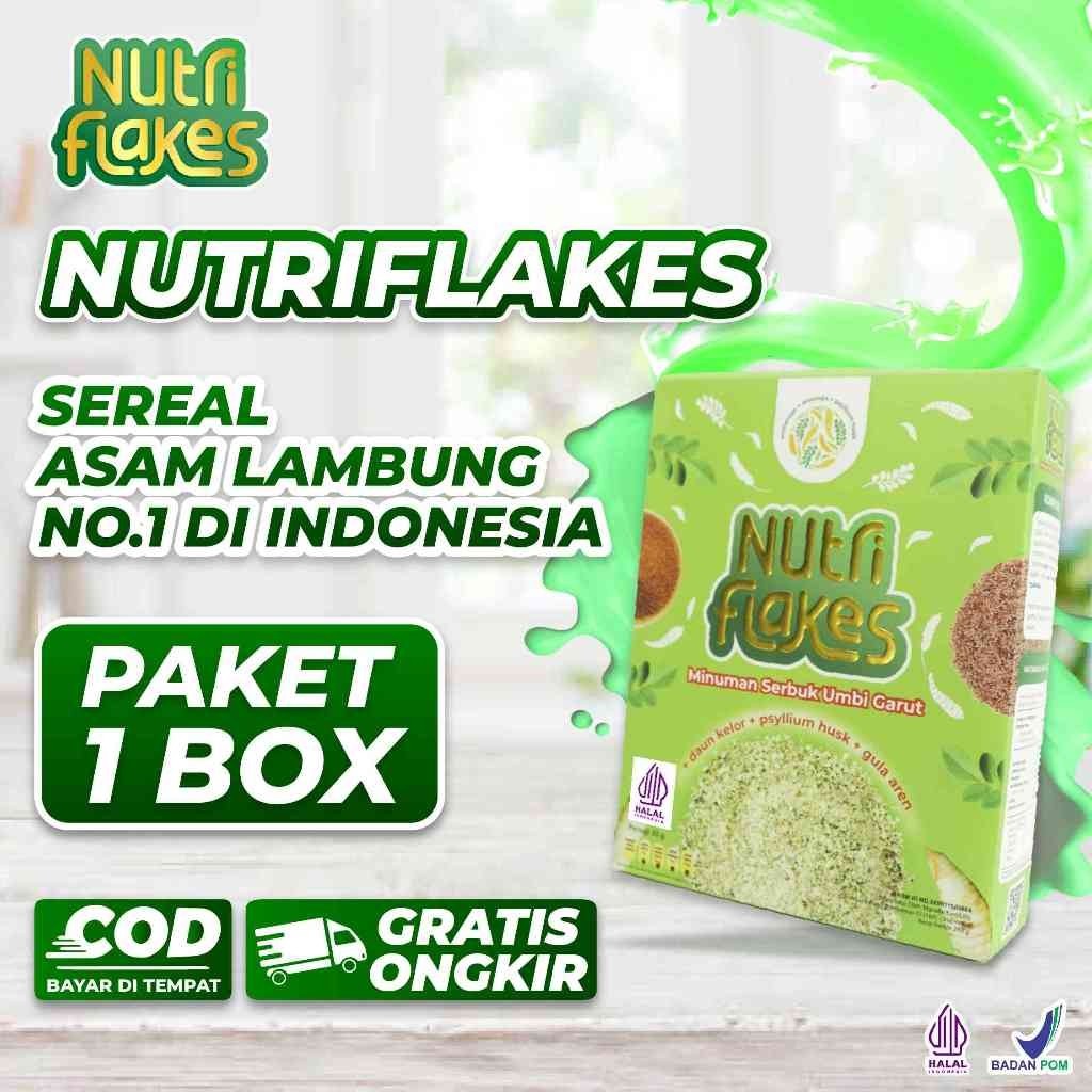 

Nutriflakes Sereal Sehat Dari Umbi Garut dan Daun Kelor Solusi Atasi Asam Lambung Maag Akut GERD
