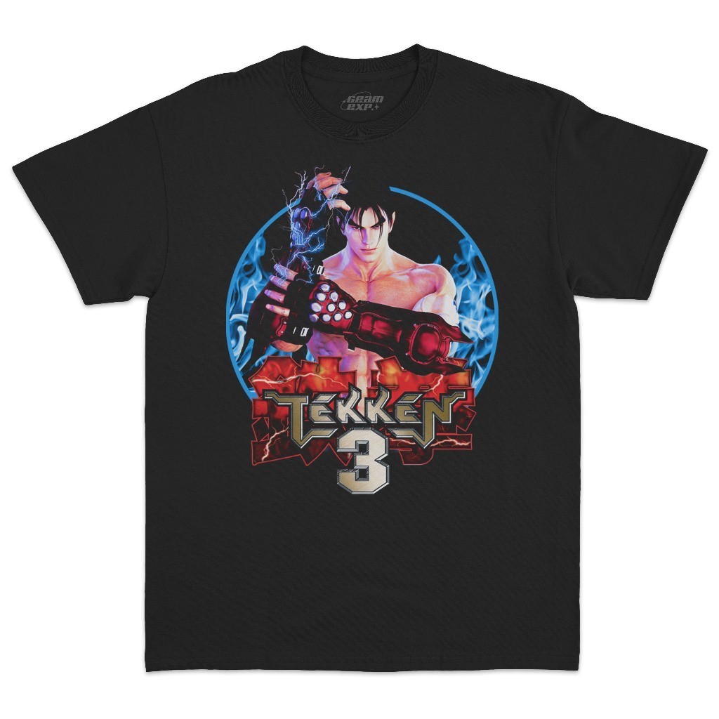 TSHIRT TEKKEN FIGHTER JAPANESE GAME | Tekken 3 Retro Game Tees | Kaos Game