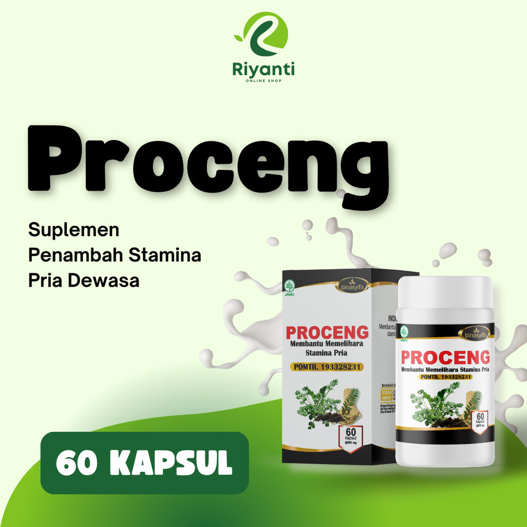 PROCENG Suplemen Kuat Tahan Lama Pria Penambah Gairah Sex Pria
