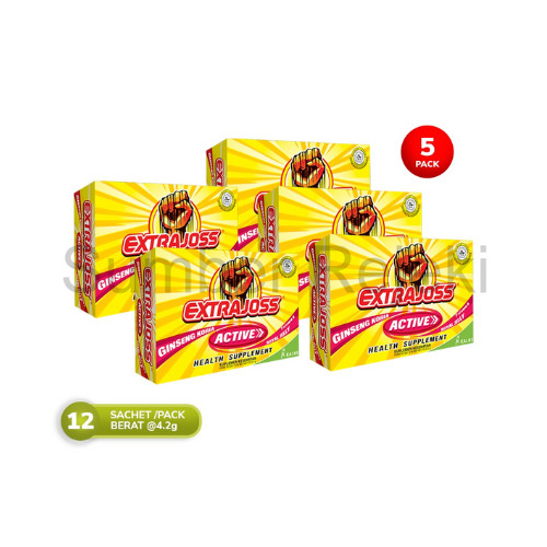 

EXTRA JOSS ACTIVE B7 5 PACK @12 SACHET (60 SACHET) | MINUMAN ENERGI