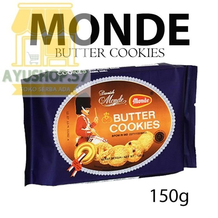 

MONDE BUTTER COOKIES 150GRAM - AYUSHOP57