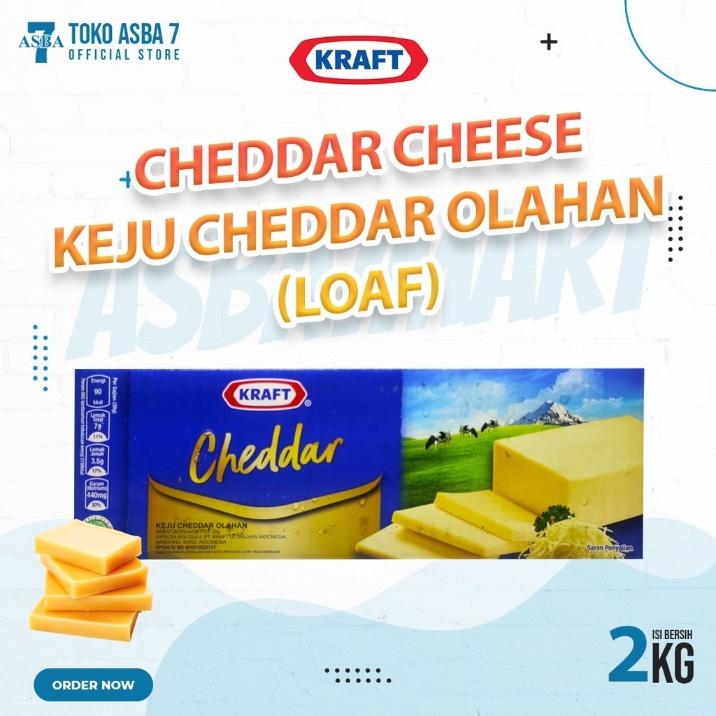 

KRAFT CHEDDAR LOAF 2KG