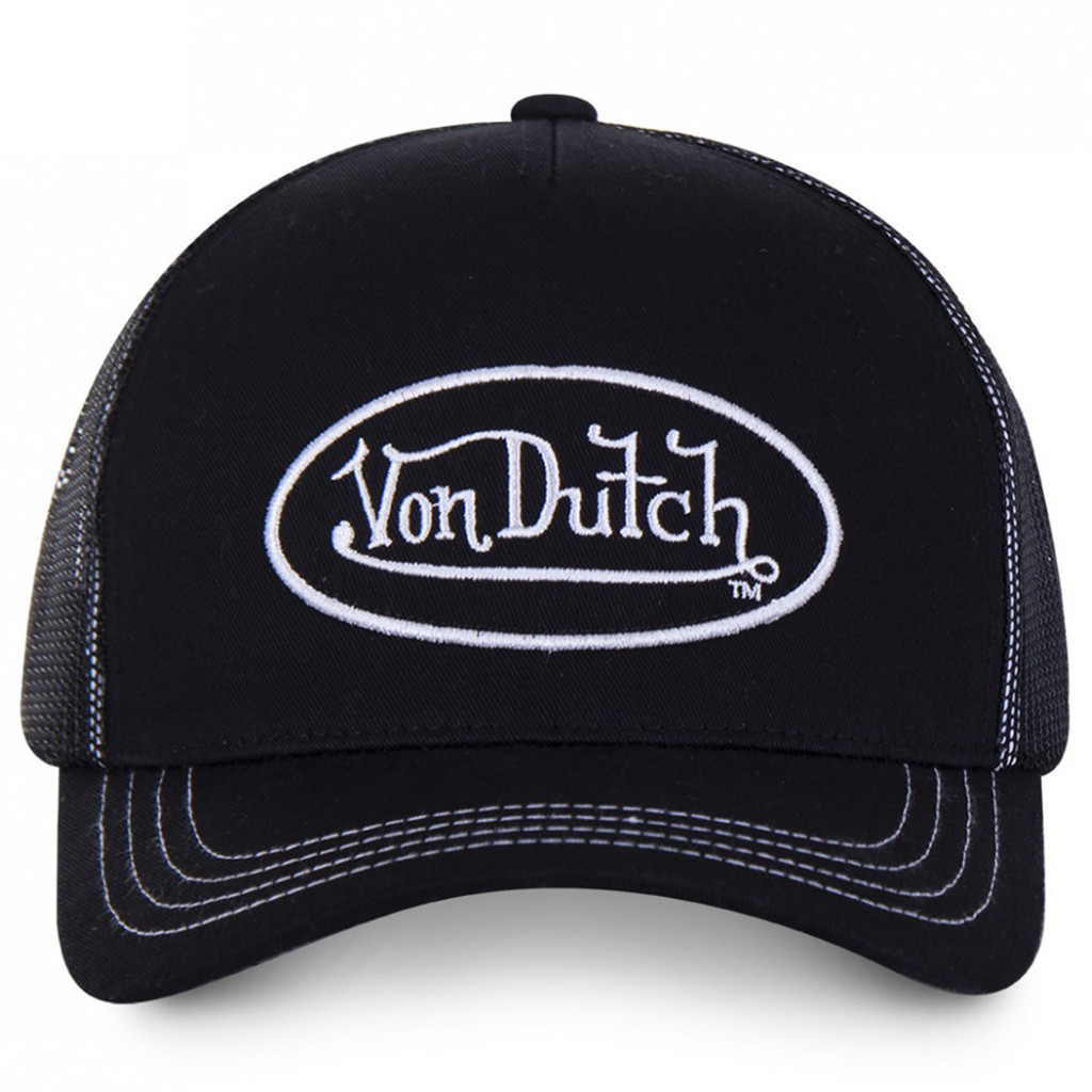 Baseball Cap VON lettered Sunscreen Mesh Embroidered DUTCH Trucker Hat TEMU