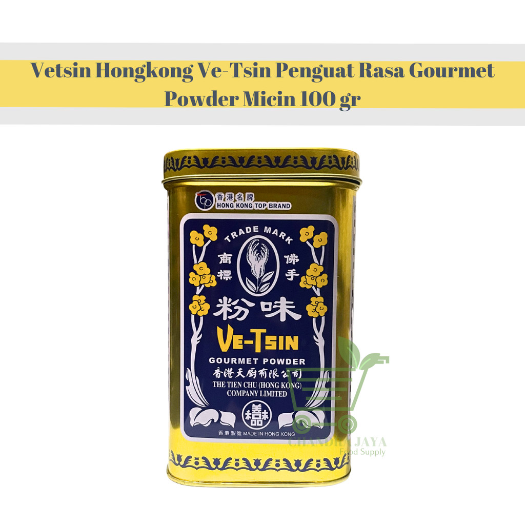 

Vetsin Hongkong Ve-Tsin Penguat Rasa Gourmet Powder Micin 100gr