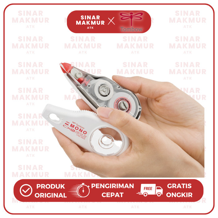 

Ay00! Correction Tape/Tipex Kertas Ct-Cx 12 Meter + Refill Mono Tombow (Set)