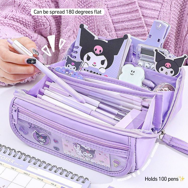 

CTK031 Tempat Pensil Squishy Sanrio Multi-Functional Stationery Box Tempat Alat Tulis Sanrio Pen