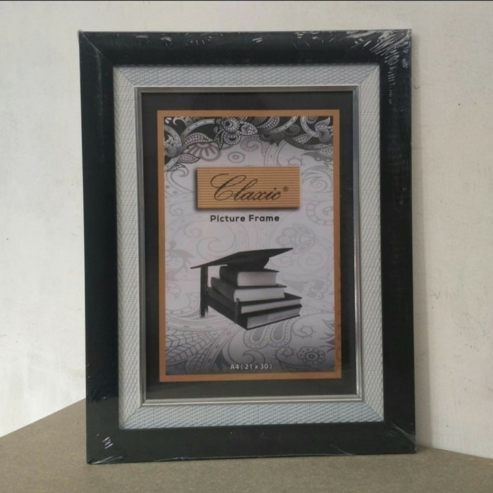 Paket cetak foto A4 (21x30) + Bingkai A4 Linen Minimalis 3cm