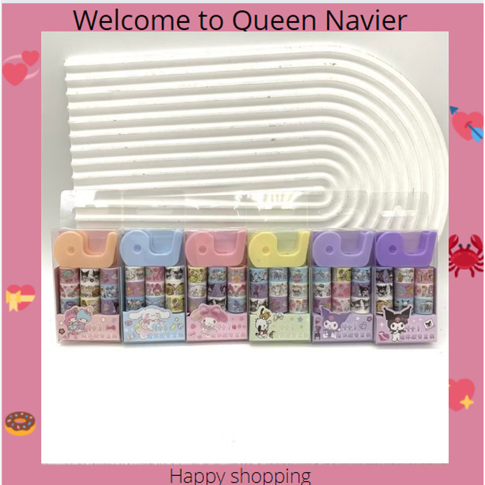 

QN - Stiker isolasi mini 9in1 selotif lucu sanrio- Free Dispenser