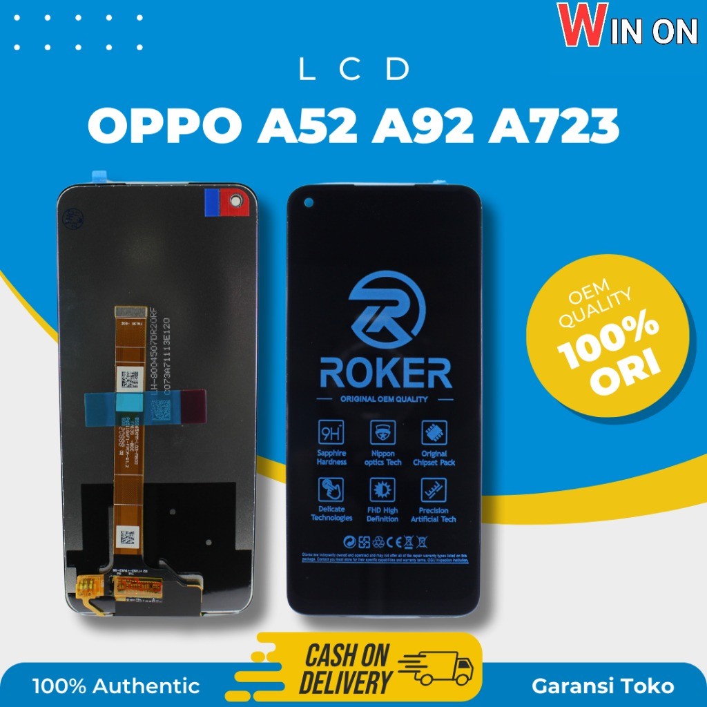 WIN ON - LCD TOUCHSCREEN OPPO A52 - OPPO A92 LCD FULLSET ORI ROKER