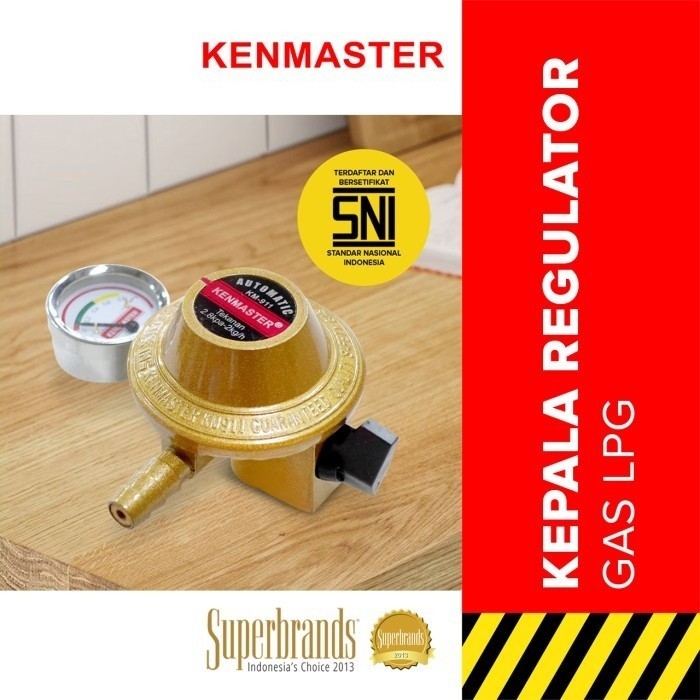 Kenmaster Kepala Regulator Gas LPG + MTR KM-911 / KM-919