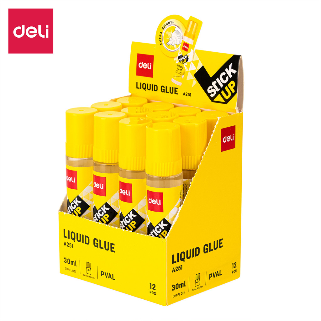 

Deli | Lem Cair (Liquid Glue) PVAL | 30 ml | A251
