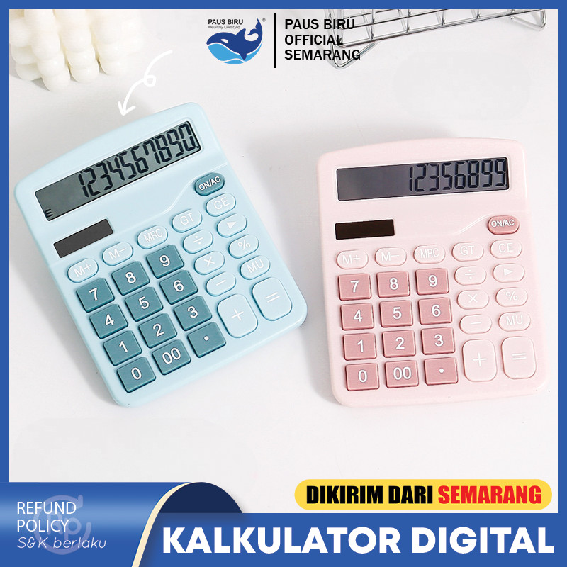 

Kalkulator Digital LED 12-Bit Dual Energi Baterai dan Energi Surya Caclulator Check Double Power Kalkulator Kasir Besar