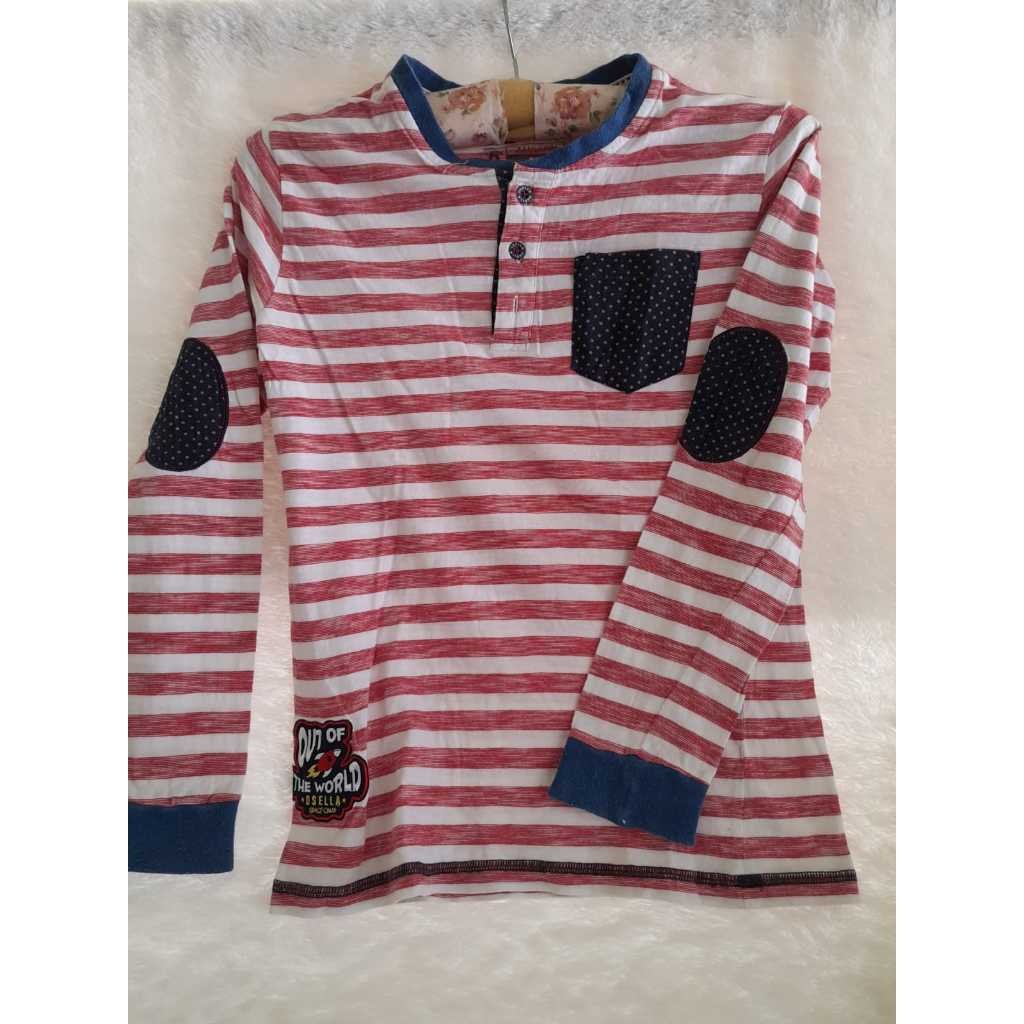 GM kaos osella lengan panjang anak laki laki