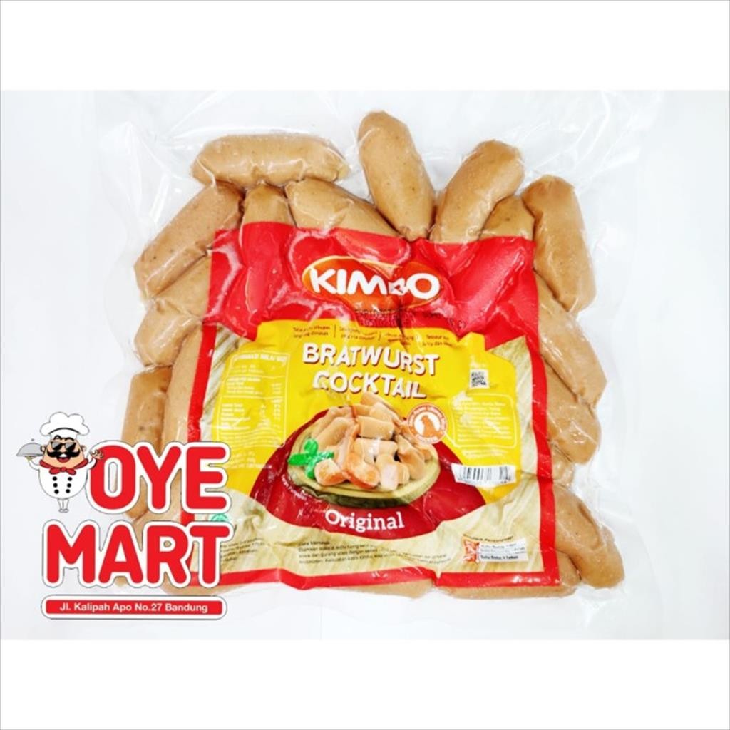 

KIMBO BRATWURST CHICKEN COCKTAIL ORIGINAL 450GR ISI 25PCS / SOSIS AYAM