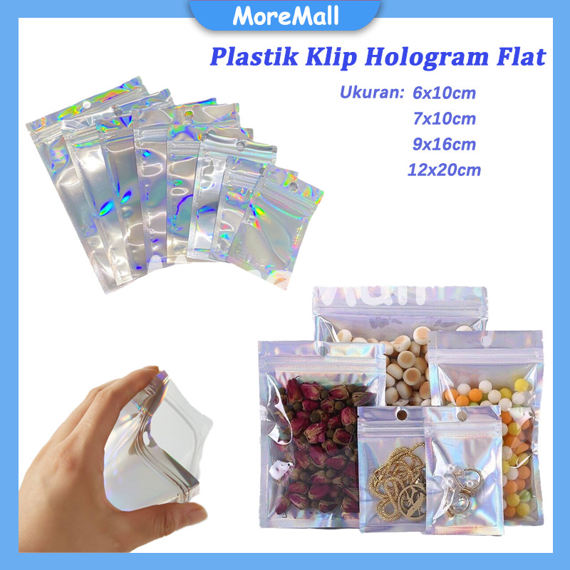 

Platik Klip Kemasan Aksesoris/Ziplock Hologram Foil