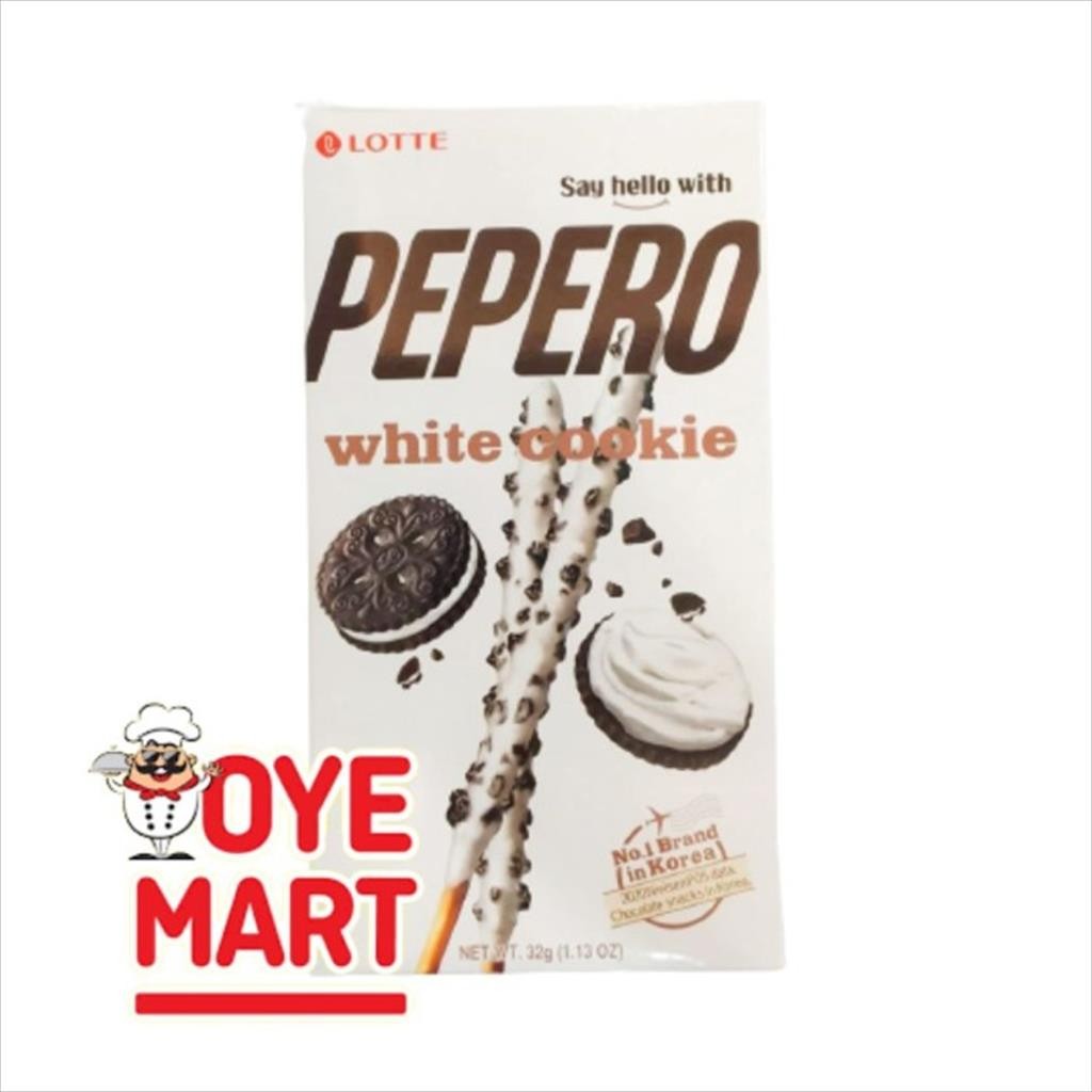 

PEPERO WHITE COOKIES 32GR/LOTTE PEPERO CEMILAN