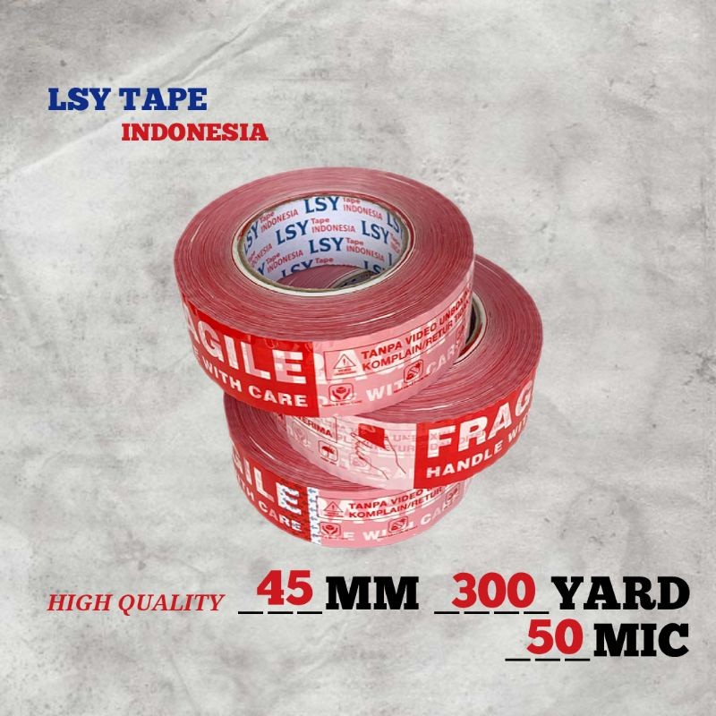lakban fragile unboxing ( mix ) 300yard