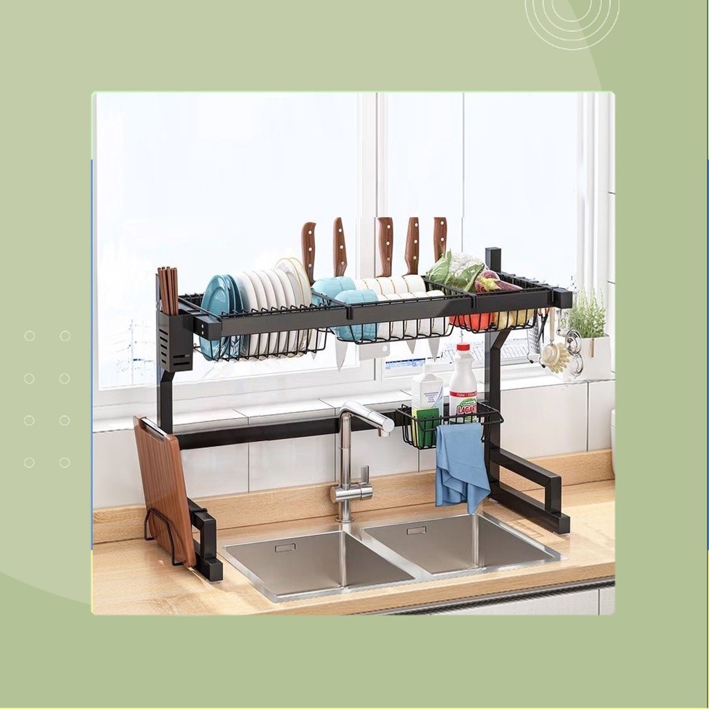Goto Kora Rak Piring Bumbu Dapur Kitchen Rack Portable Minimalis