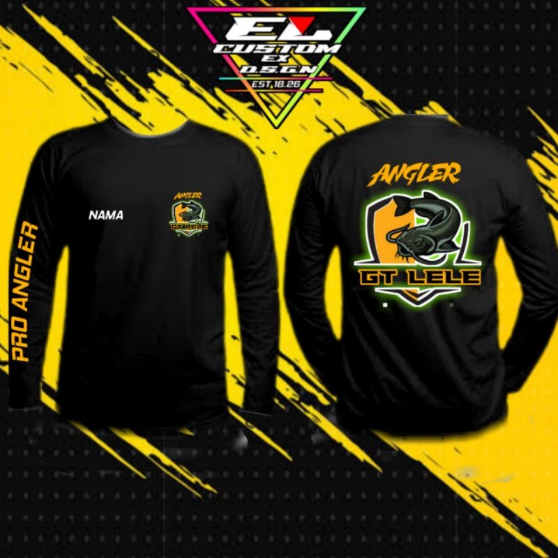 KAOS MANCING PREMIUM || BISA CUSTOM NAMA,LOGO,TULISAN ||| BAJU MANCING MANTAP