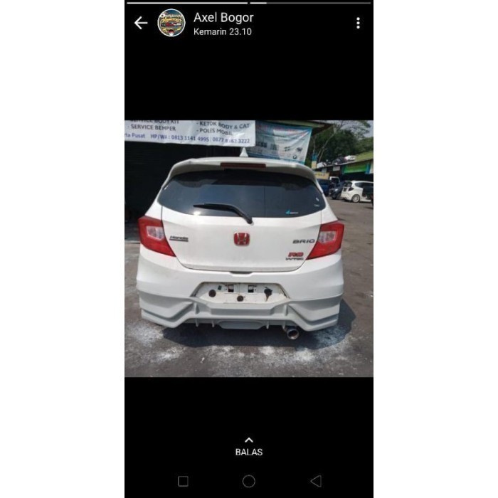 banting harga Bodykit ALL NEW BRIO