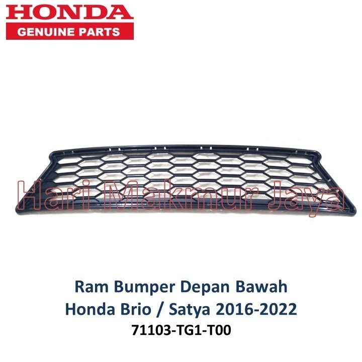 Grill ram Bemper Bawah Honda Brio 2016 2017 2018 2019 2020 2021 2022 Lower Grille Kisi-kisi jaring-j