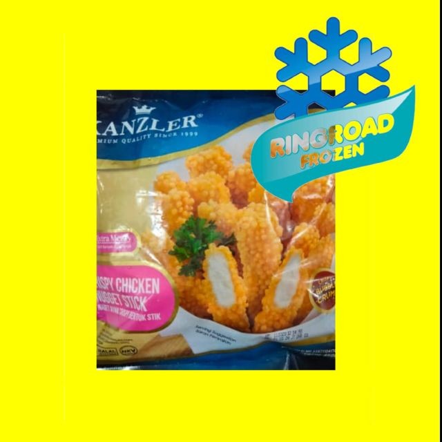 

KANZLER CRISPY CHICKEN NUGGET STIK 450 GR