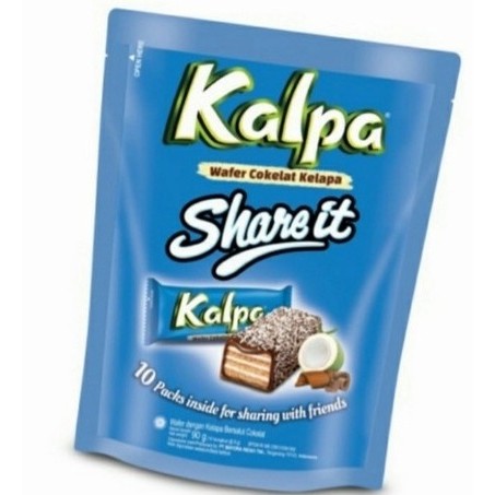 

Kalpa Share It Wafer Cokelat Kelapa 90 Gram / Biskuit Kalpa Share It