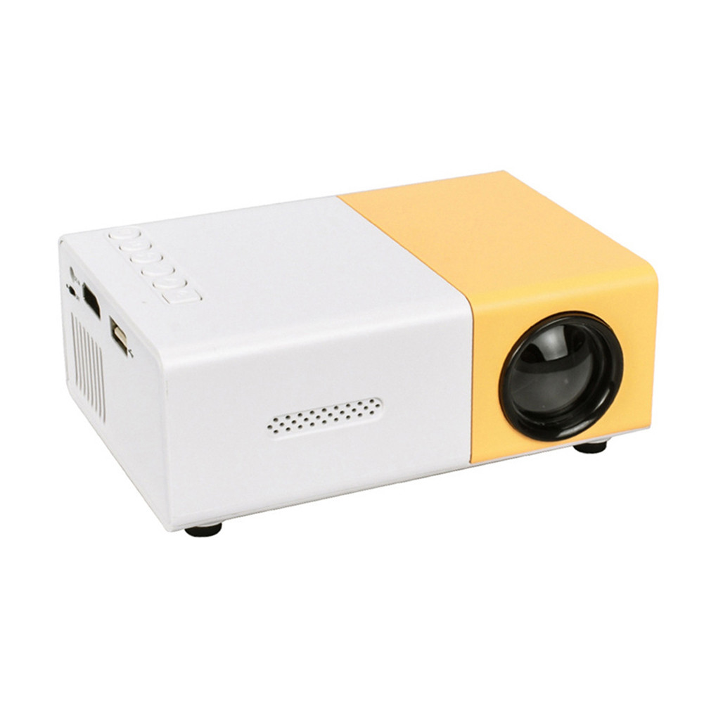 YG300 Mini LED Projector Home Theater Projector Portable Pocket Projector 320x240 HD USB/AV/TF Slots