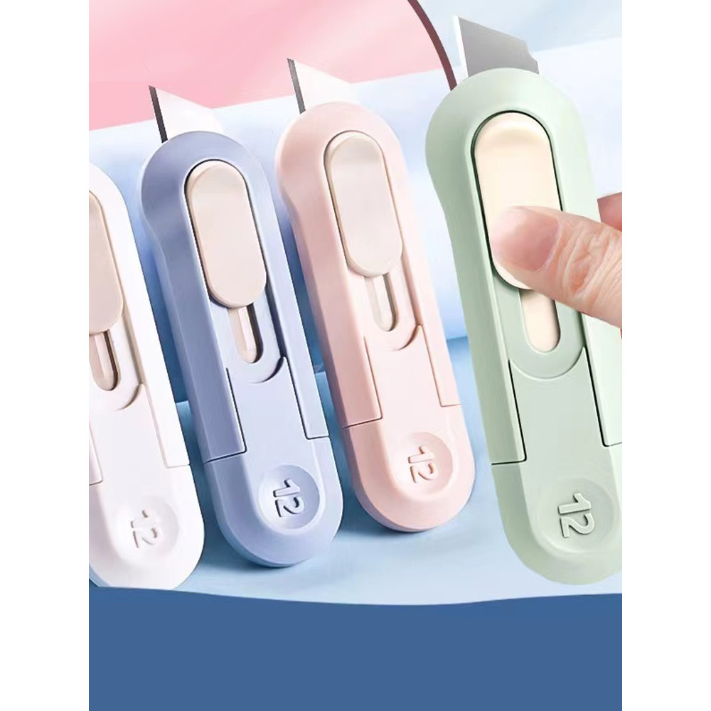 

1PC mini paper cutting box Opner portable small paper cutting knife wallpaper knife stationery unboxing
