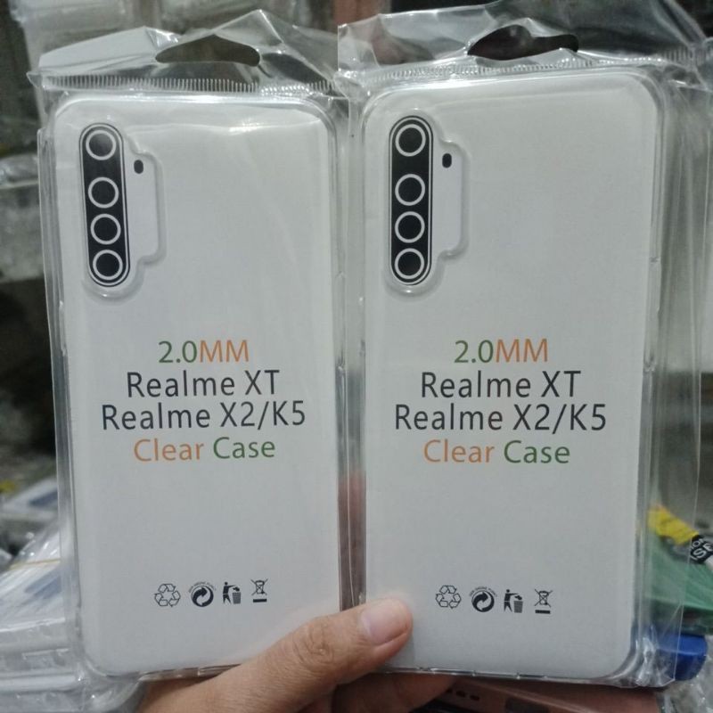 Case Clear/Bening Realme XT/Real X2/K5 Casing Transparan Original