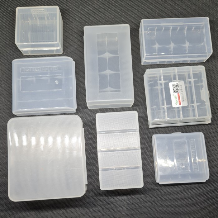 KOTAK BATERAI AAA AA 10440 16340 14500 18350 18650 21700 26650 BATTERY CASE HOLDER