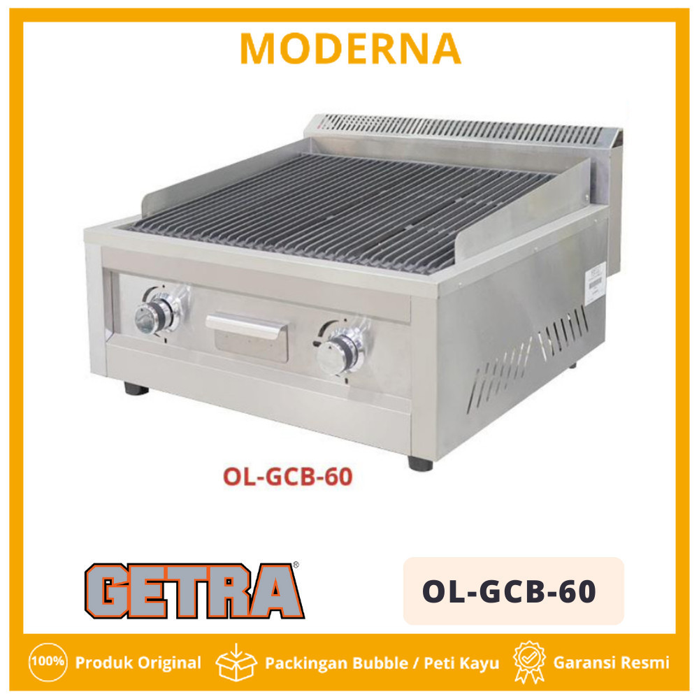 GETRA OL GCB 60 OL-GCB-60 GAS CHAR BROILER STAINLESS STEEL Original