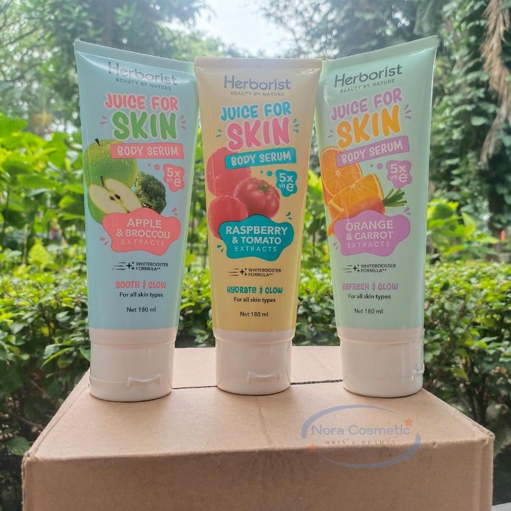 PROMO Herborist 3 Paket/Pcs Herborist Body Serum Herborist Juice For Skin Body Serum Raspberry & Tom