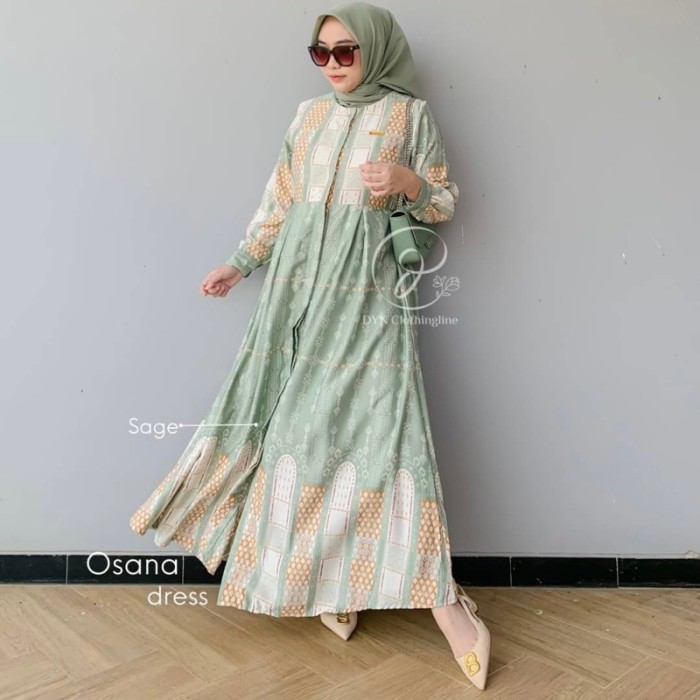 DYN Clothingline Osana Dress | Dress Wanita Simple - Gamis Wanita