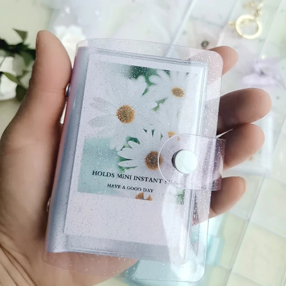 

Transparent Glitter LOMO Cards Jelly Color Binders Albums Card Holder Instax Album