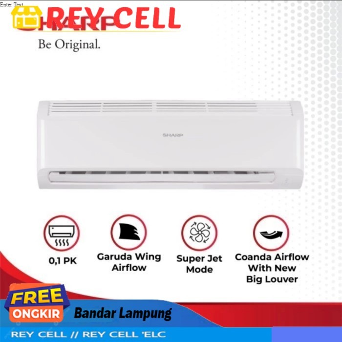 AC Sharp 3/4 PK AC Sharp 3/4PK AH-A7BEY LOW WATT GARANSI RESMI