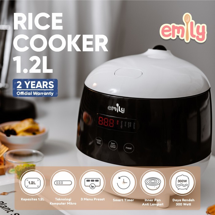 Emily Rice Cooker 1.2L / Multifunctional Rice Cooker