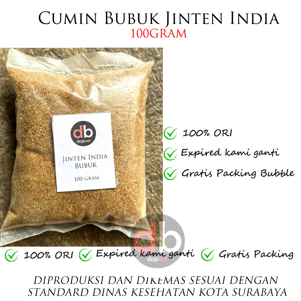 

Bubuk Jinten India 100gram Cumin