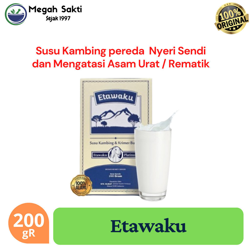 

Surya Sakti - EtawaKu | Susu Kambing Etawa 100% Murni Sehat untuk Tulang Sendi 200 gR