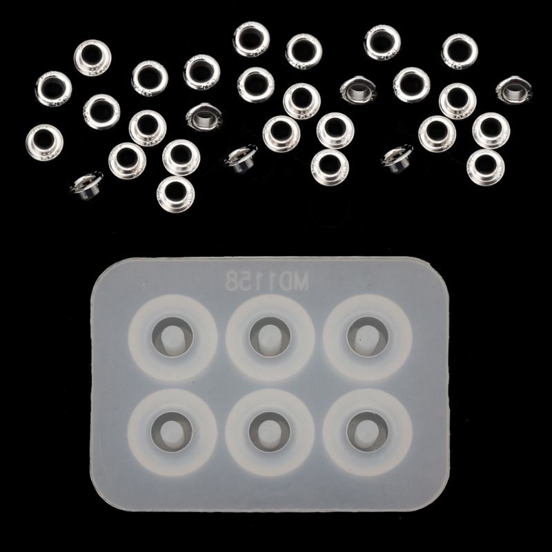 

One Pack S925 Beads Cap Silicone Mold Kit Add-a-Bead Bracelet with Hole Jewelry Making Tools DIY