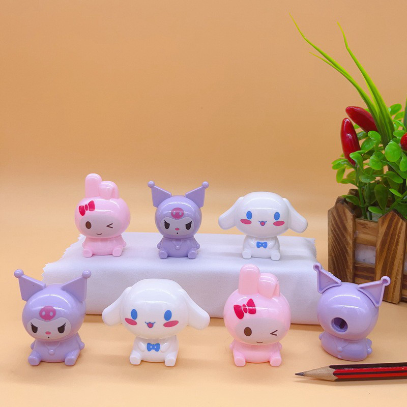 

TERMURAH RAUTAN PENSIL MOTIF BONEKA KAWAII BAHAN PVC SERBAGUNA / PENCIL SHARPENER