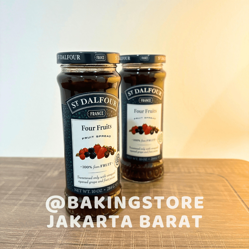 

RB Selai St. Dalfour Four Fruits Jam Fruit Spread 10 Oz 284 Gr