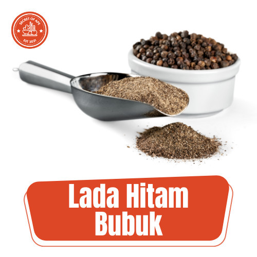 

BUMBU DAPUR LADA HITAM BUBUK / BLACK PEPPER POWDER / SERBUK LADA / LADA HITAM SERBUK