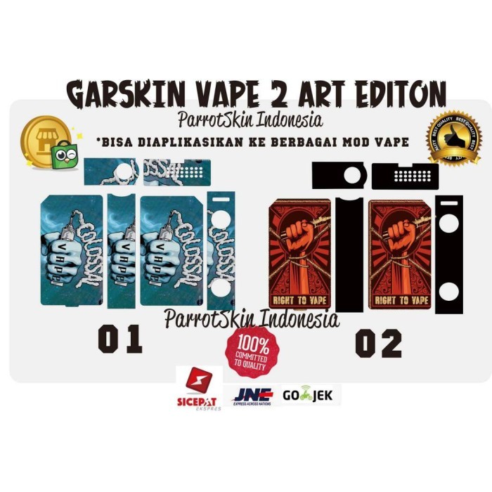 Garskin  Tesla dagger tarrot dll Vape art2 by Urbanite store