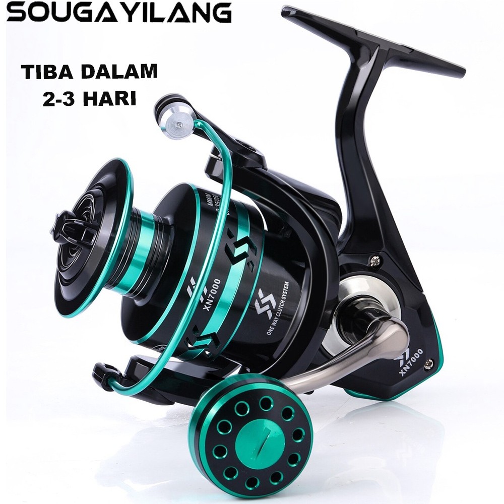 Sougayilang reel pancing 2000/3000/4000 5.1:1Rasio kecepatan rotasi reel power handle reel power han