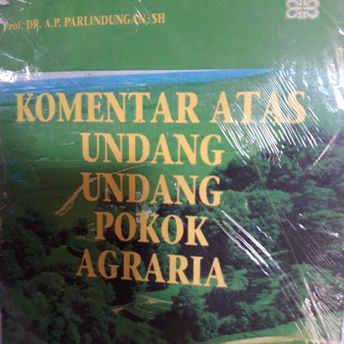 Komentar Atas Undang undang pokok agraria