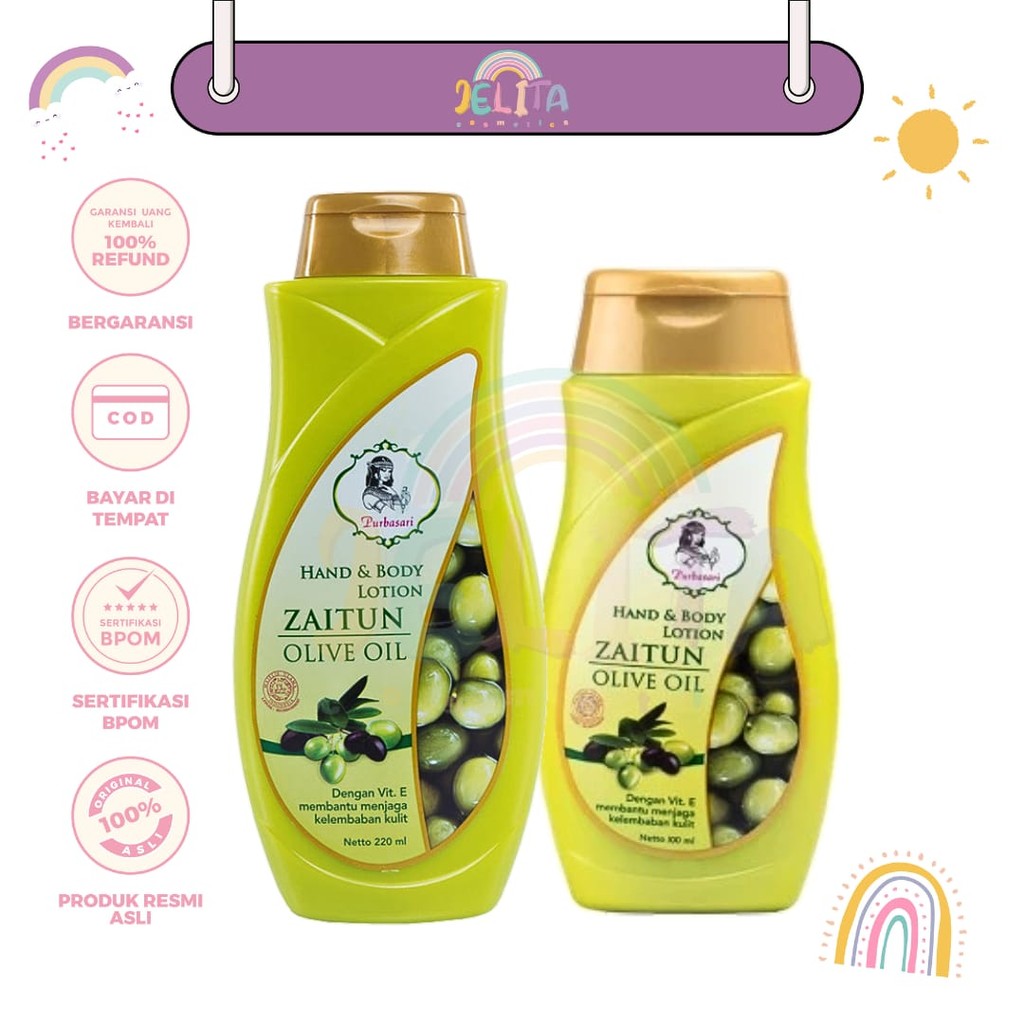 JBH - Purbasari Hand & Body Lotion Zaitun Olive Oil