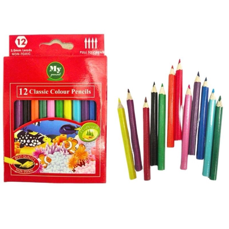 

PENSIL 12 WARNA UKURAN PENDEK