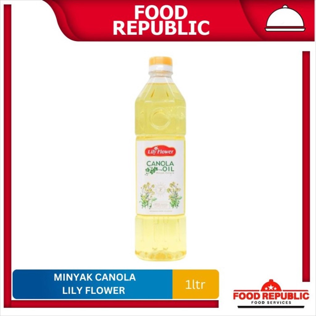 

Canola Oil LILY FLOWER 1 LTR - MINYAK GORENG SEHAT Bunga Canola