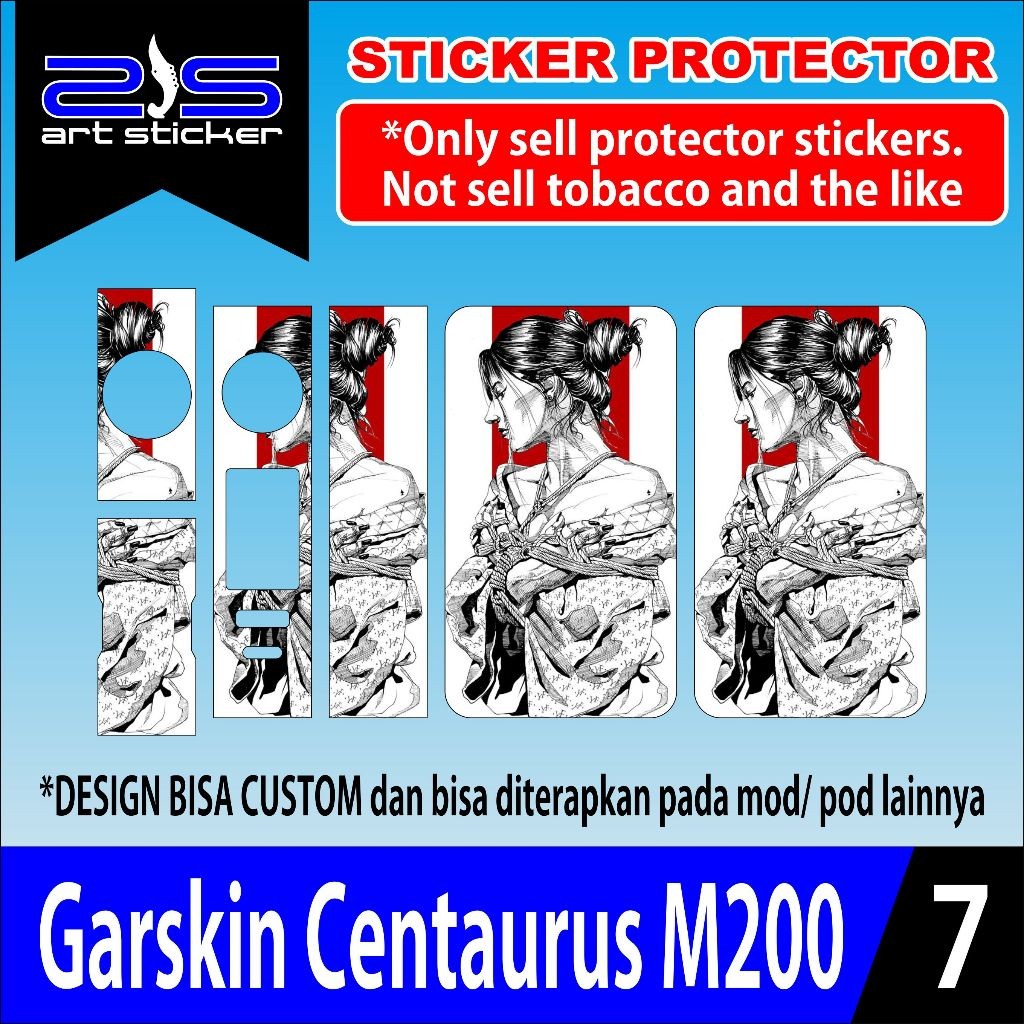 

DAPAT 2 PCS stikerM200 Fullbody UV Printing